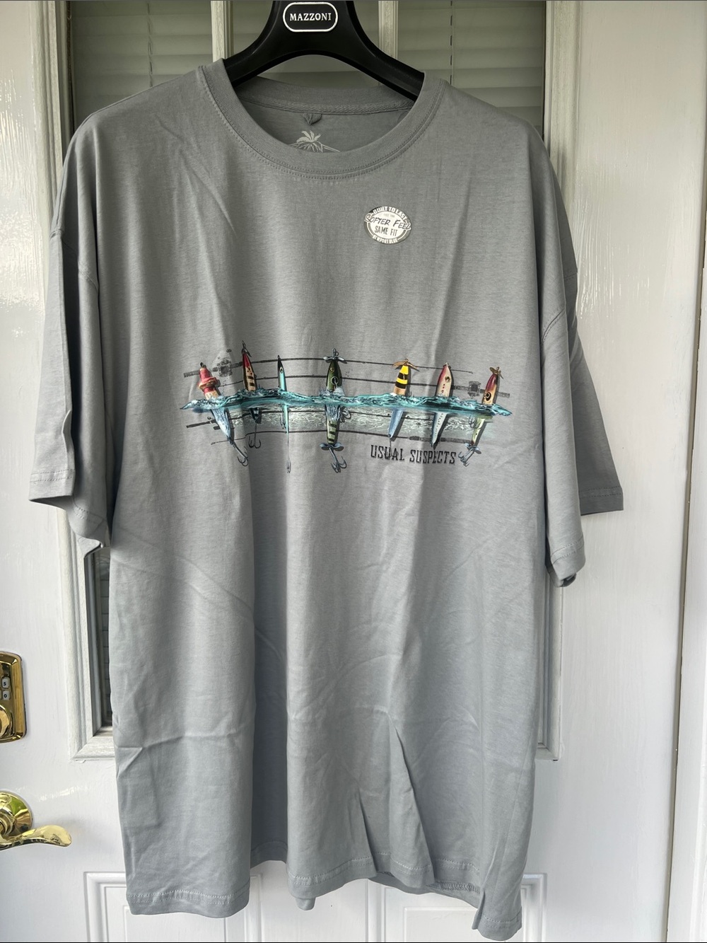 Usual Suspects Short Sleeve Graphic Tee - Gray